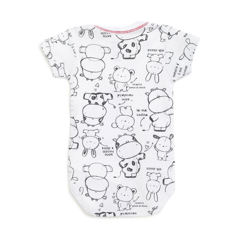 Infants White Set of 2 Body Suit image number 2